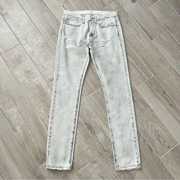 Frame Men's L'Homme Slim-Fit Mid-Rise Degradable Jeans Calverton 28 X 33 NWT - Picture 2 of 12